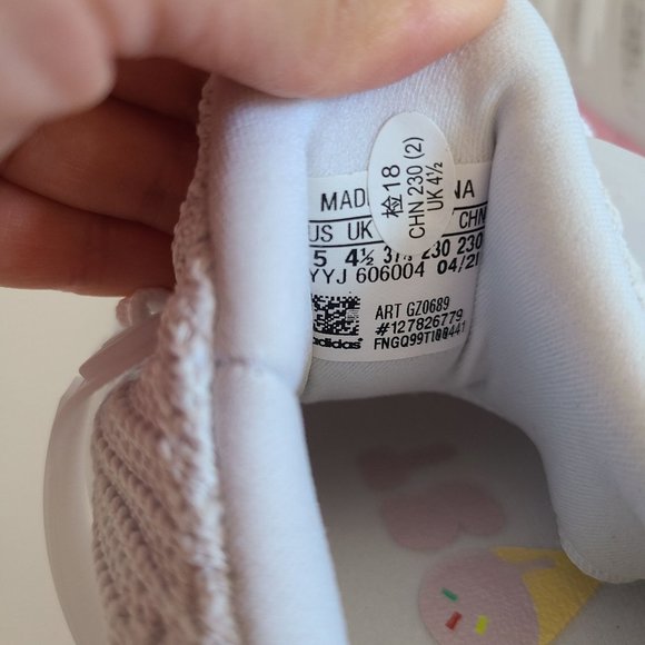 NEW Adidas Ultraboost DNA Pop Strawberry Ice Cream Running Shoes GZ0689 Size 5 main image 6